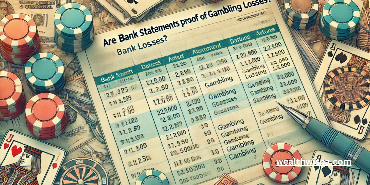 Are Bank Statements Proof of Gambling Losses?