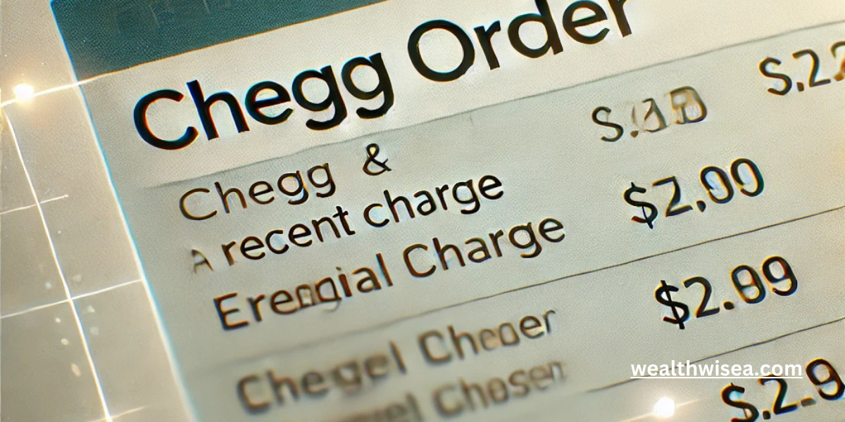 What Is the Chegg Order Charge on Your Bank Statement?