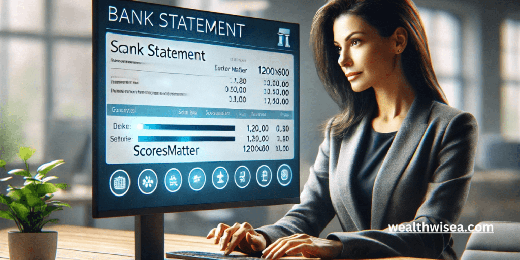 What is ScoresMatter on a Bank Statement?